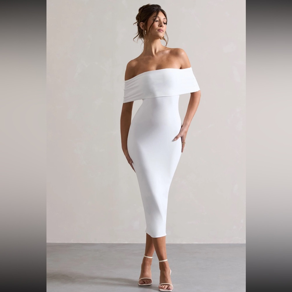 Ivory Midi Dress